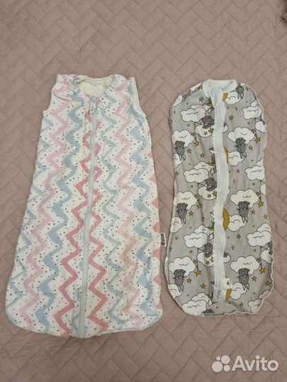 Спальный мешок детский, пеленка-кокон