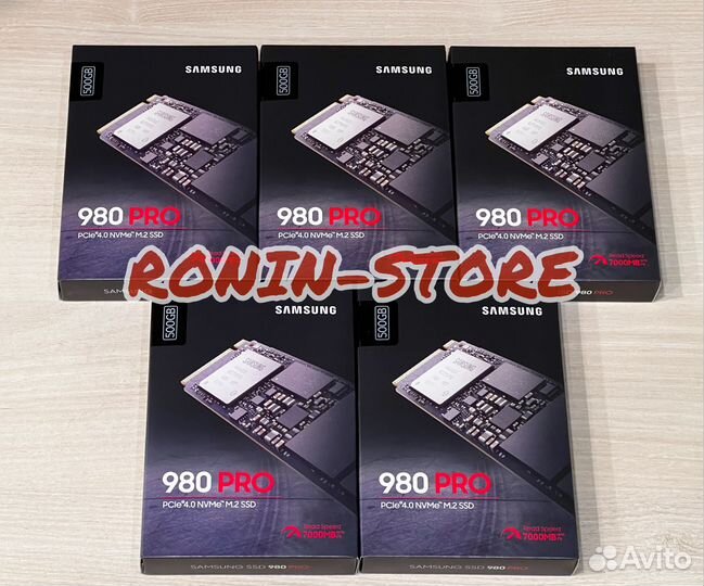 Samsung SSD 500Gb 980 PRO NVMe M.2 (MZ-V8P500BW)