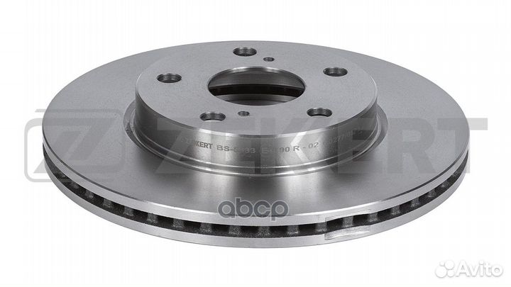 Диск торм. перед. Toyota Auris (E150) 07- Corolla