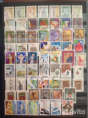 Коллекция марок Лихтенштейна