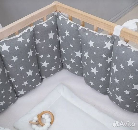 Бортики в детскую кроватку бу