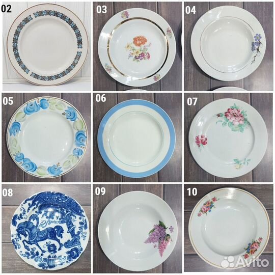 Посуда тарелки салатники СССР