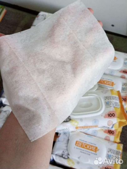 Влажные салфетки новые