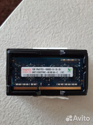 Оперативная память Hynix 1gb 1Rx8 pc3 - 10600S