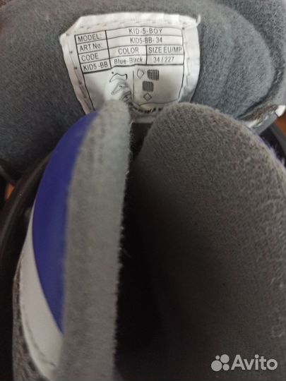 Коньки хоккейные детские 34 размер nordway