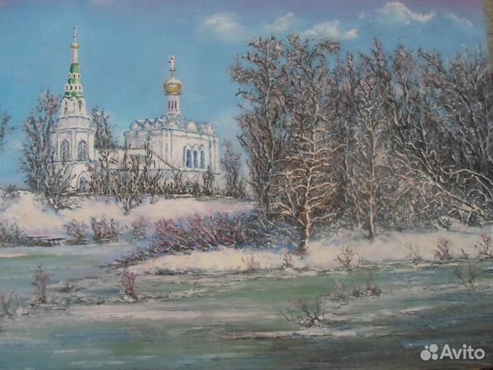 Пейзаж маслом 44*32,5