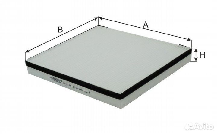 Фильтр салонный