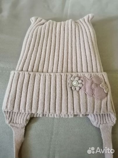 Осенняя шапка на девочку 3-4 года