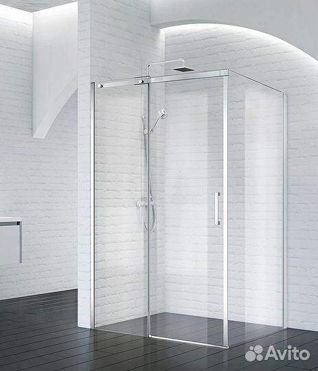 Душ. уголок BelBagno 80cm chrome acqua-ah-1-110/8