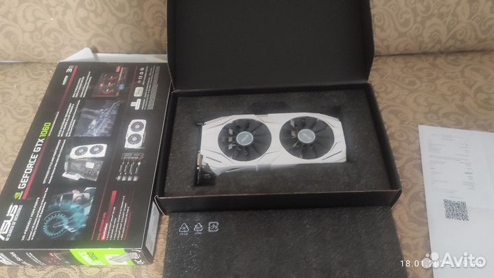 Видеокарта Asus gtx 1060 6gb dual oc