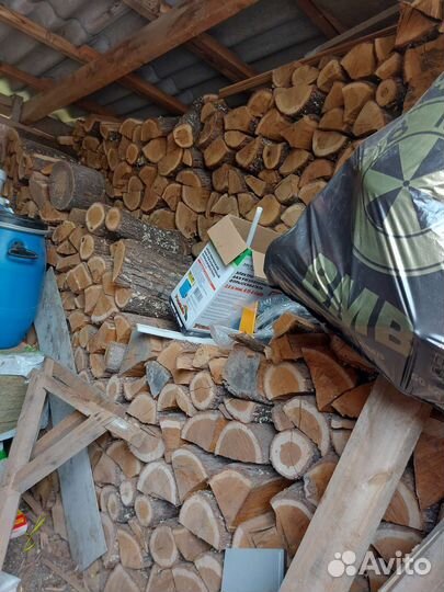Дрова колотые сухие