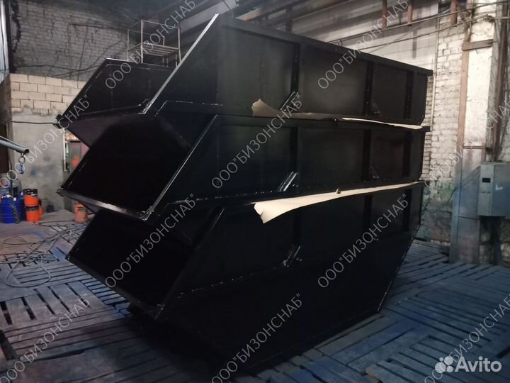 Мусорный бункер металлический 8м3 Арт 5167