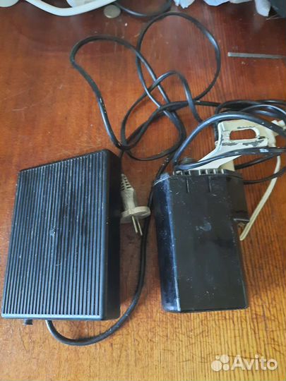 Эл.мотор и педаль для швейной машины