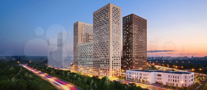 Квартира-студия, 20,5 м², 20/33 эт.