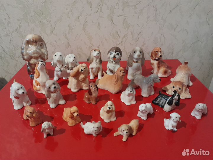 Статуэтки собак фарфор
