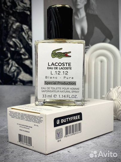 Духи мужские lacoste 33мл