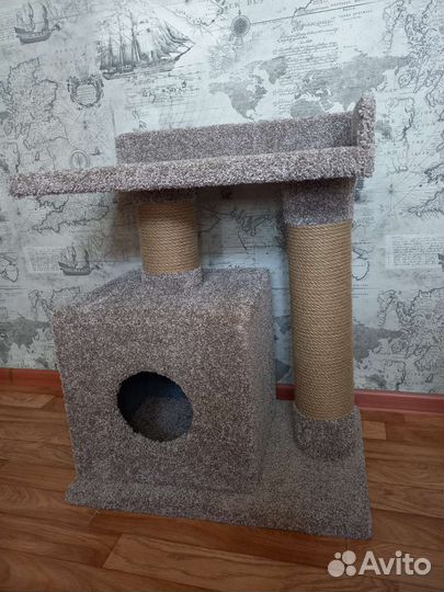 Домик для кошки с когтеточкой