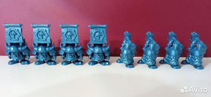 Гномы воины 28мм. Технолог. Полистирол