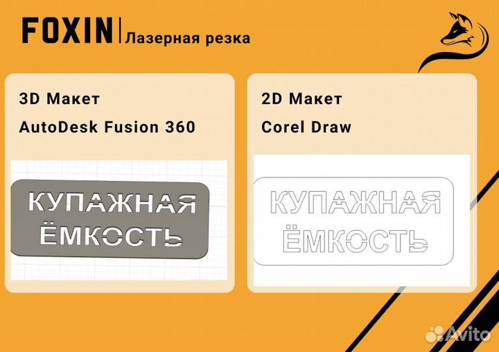 Лазерная резка Фанера / Ткань / Пластик