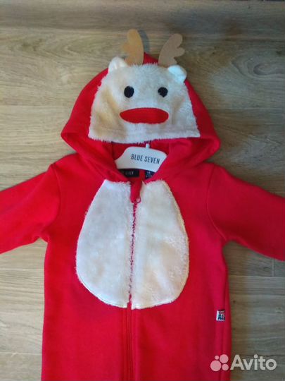 Новогодний комбинезон оленя