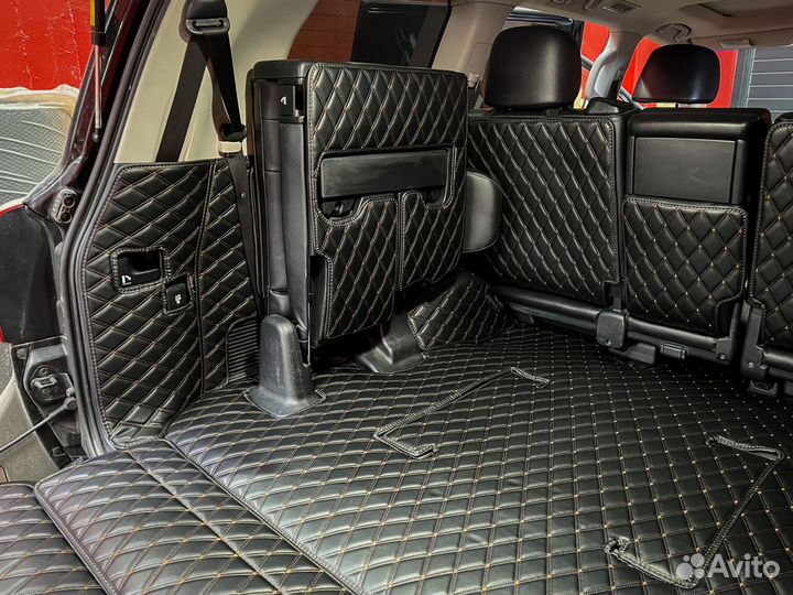 3Д ковры из экокожи для Toyota Land Cruiser 200