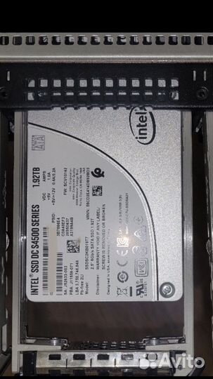 Диски dell ssd/hdd SATA 1.92tb/800gb/4tb