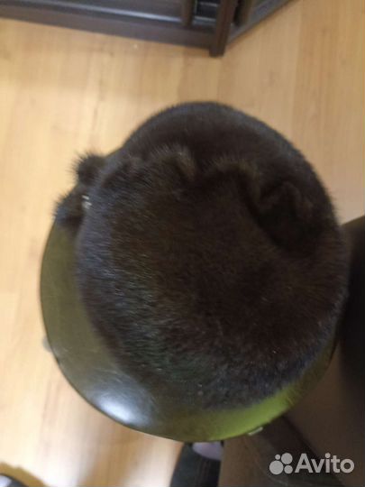 Беретка зимняя женская норковая