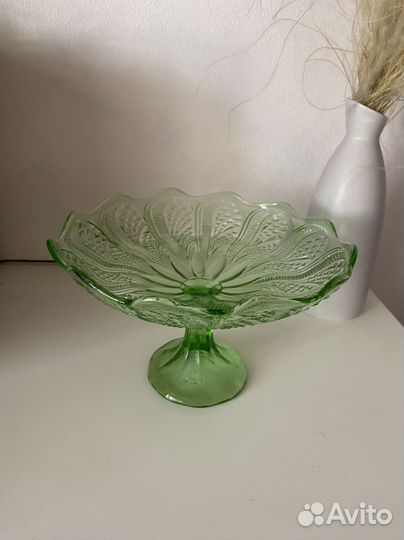 Ваза на ножке конфетница фруктовница СССР