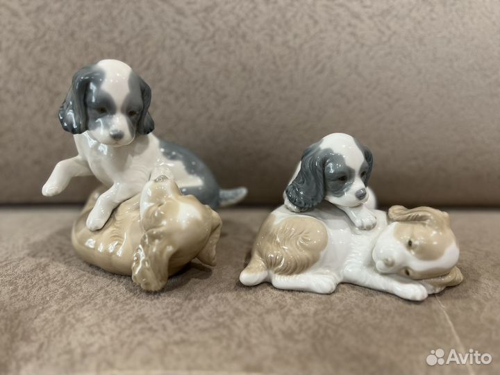 Nao lladro статуэтки щенков