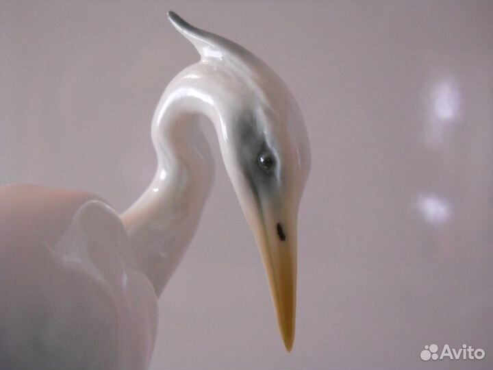 Alka Kunst (Kaiser) фарфоровая цапля (Германия)