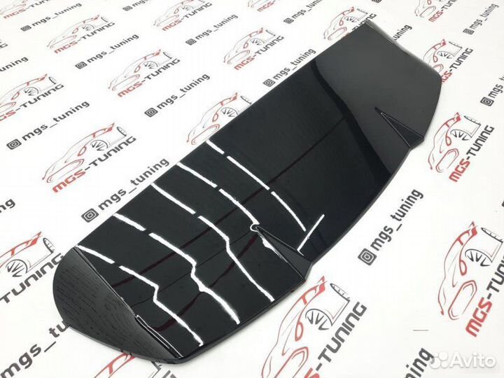 Спойлер стиль RSQ8 на Audi Q8 18-н.в. Черный