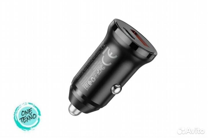 Автомобильный адаптер питания borofone BZ18A