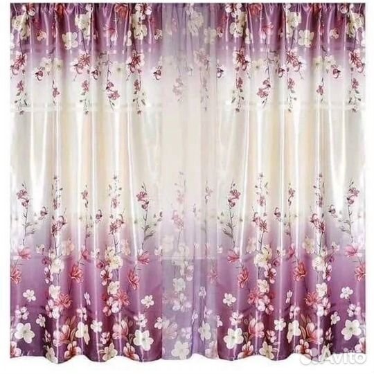 Шторы для комнаты, кухни, тюль, комплекты новые