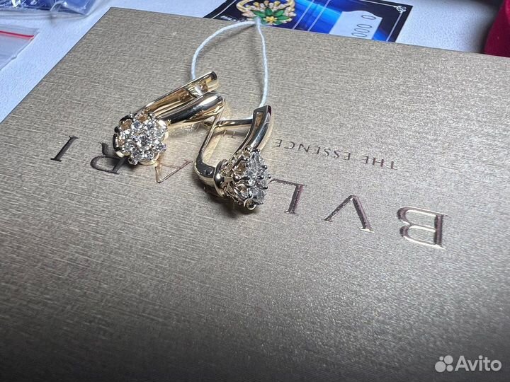 Серьги с бриллиантами