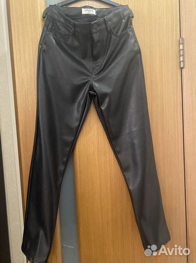 Брюки из экокожи для девочки