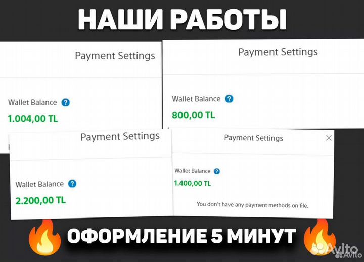 Коды и карты пополнения PSN Турция