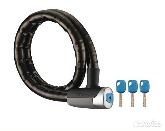 Усиленный замок-трос/сталь giant tough 1
