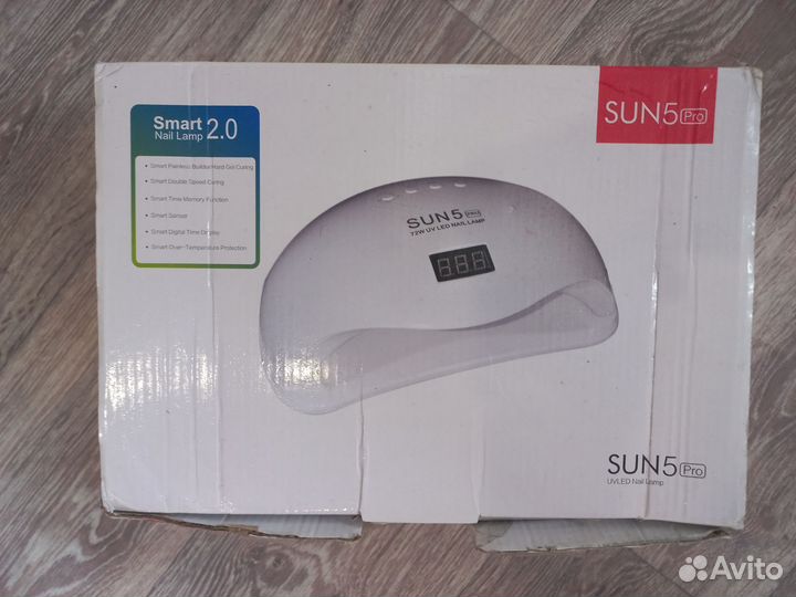 Лампа для сушки ногтей sun 72w