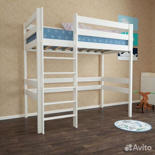 Кровать чердак из сосны