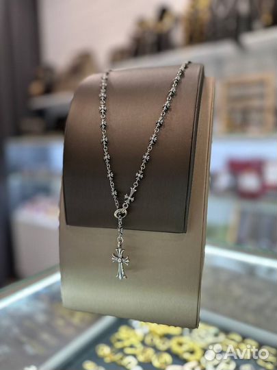 Chrome Hearts Серебряное Колье