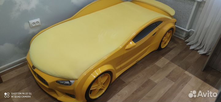 Детская кровать 3D машина BMW