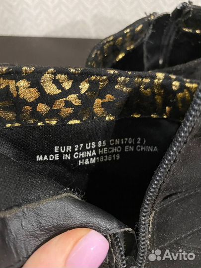 Ботинки для девочки H&M - 27р