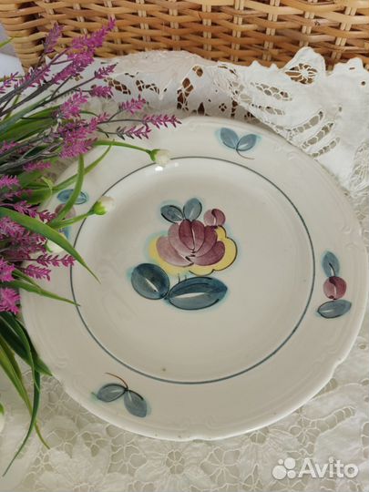 Тарелки зик Конаково фаянс винтаж
