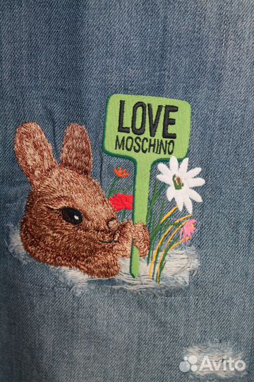 Moschino юбка джинсовая