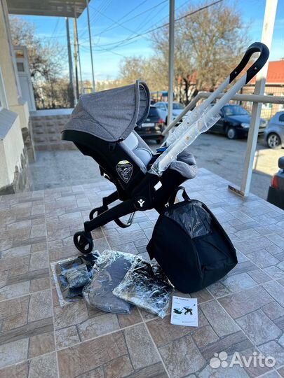 Коляска автокресло foofoo 4 в 1 (серое )