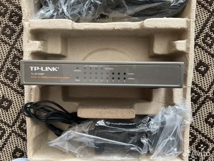 Коммутатор TL-SF1008P с PoE