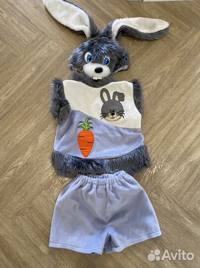 Карнавальные костюмы заяц, медведь, петух, гном