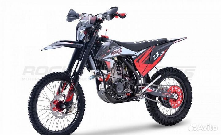 Мотоцикл кроссовый rockot ZX300 RED fury