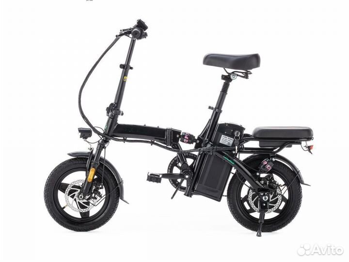 Электровелосипед E-NOT Compact Lux 4820 M черный