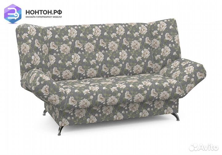 Диван клик-кляк Палермо с принтом цветы